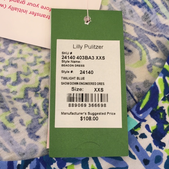 Lilly Pulitzer Dresses Nwt Lilly Pulitzer Beacon Dress Twilight